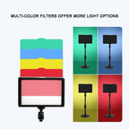8 Three-colour Temperature Flat-panel Live Fill Light with 2.1m Bracket