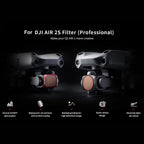 Variable Vnd 6-9 Stop Lens Filter for Dji Air 2s