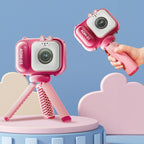48Mp Dual Lens Kids Digital Camera With 2.4 Ips Screen And 32Gb Tf Card - Blue Fox - With 64G Tf Card Blue Fox