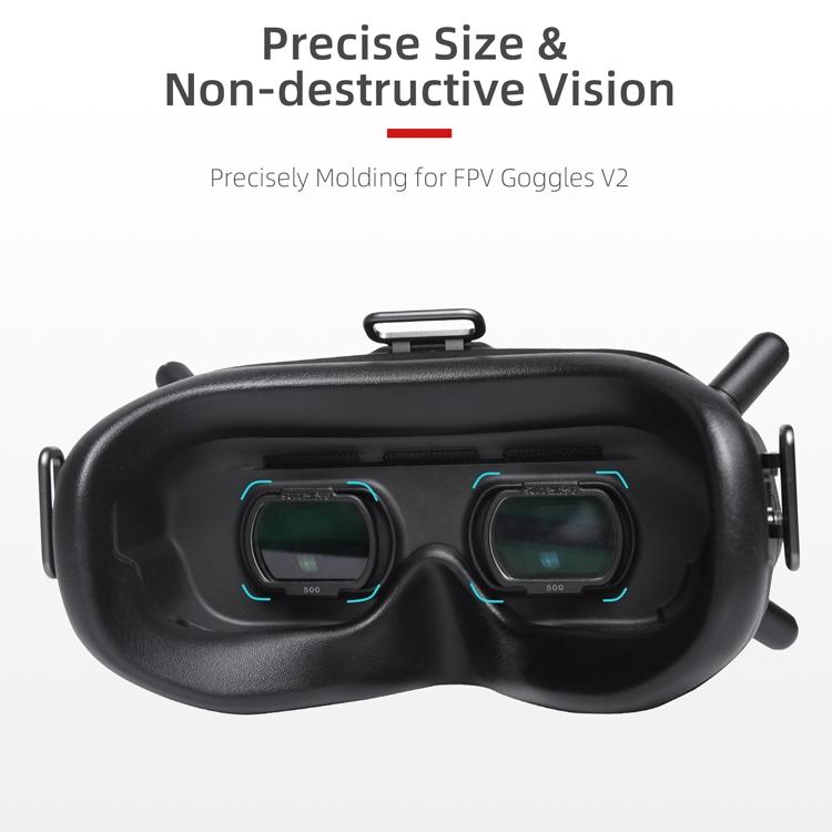 2 Pcs Aspherical Myopia Lens for Dji Fpv Goggles V2 - 350 Degree