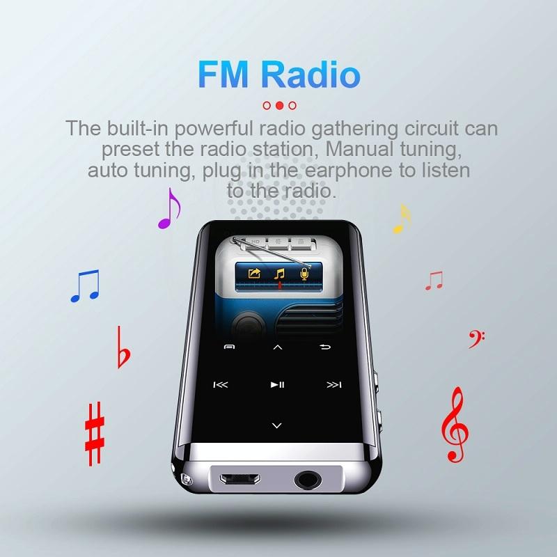 High Def Noise Reduction Mp4 Player 8Gb Record / E Book / Tf No Bluetooth