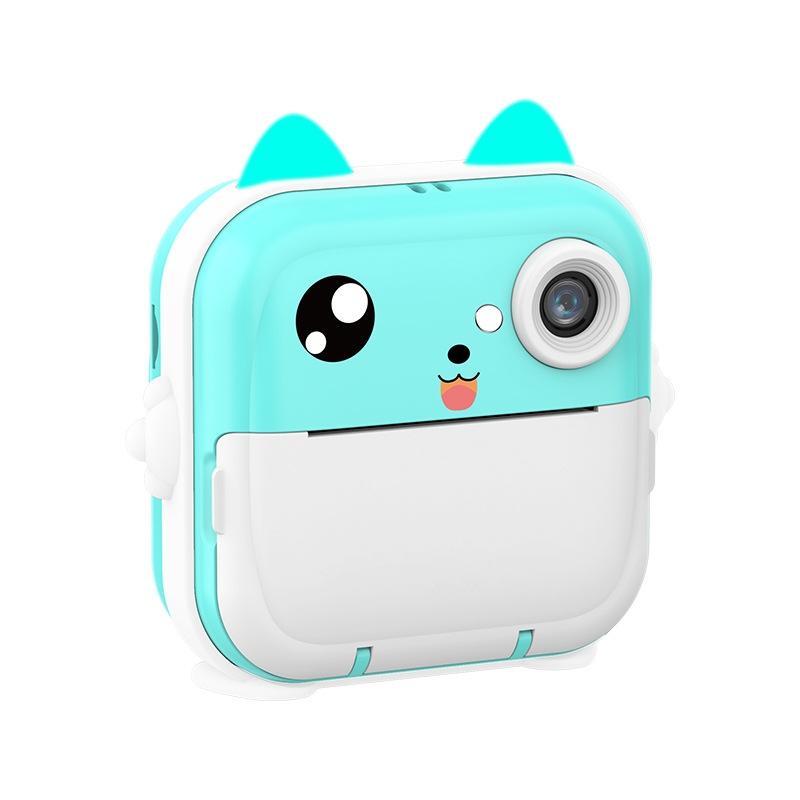 Instant Camera with Thermal Printer and Hd Video - Blue 16g - 32G Blue