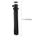 Flexible Mini Octopus Tripod with Ball Head for Slr Cameras Gopro and Cellphones - 30cmx5cm