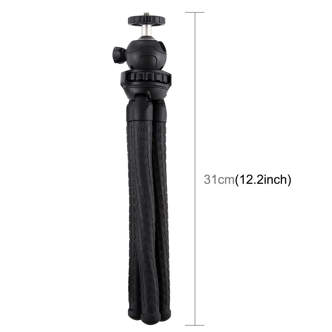 Flexible Mini Octopus Tripod with Ball Head for Slr Cameras Gopro and Cellphones - 30cmx5cm