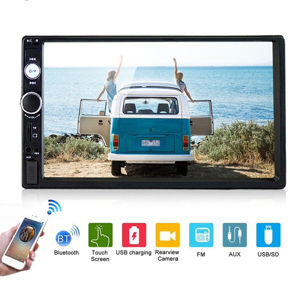 7 Inch Car Bluetooth Radio Receiver Mp5 Player Fm / Usb / Tf 7010B