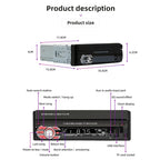 7 Inch Hd Car Mp5 Player W / Gps Bluetooth Mirror Link Fm Tf & Usb