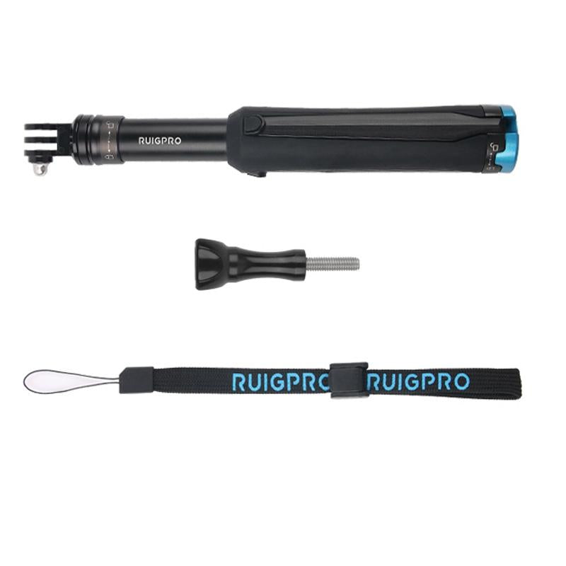 Foldable Tripod Selfie Stick for Action Cameras - 23.5-81cm Length
