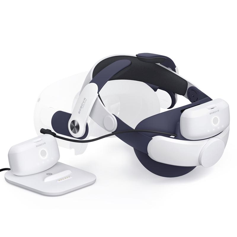 Elite Strap Dual Battery Magnetic Dock for Oculus Quest 2 Charging