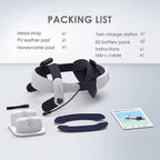 Elite Strap Dual Battery Magnetic Dock for Oculus Quest 2 Charging