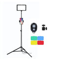 8 Three-colour Temperature Flat-panel Live Fill Light with Bluetooth Remote and 2.1m Bracket