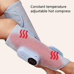 Gray Wireless Leg Massager Double Hot Compress & Air Pressure
