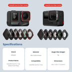 Waterproof Protective Goggles for Sports Camera - Magisn - For Insta360 Ace Cpl+Nd8+Nd16+Nd32