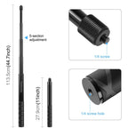 Handlebar Mount Camera Bracket with Monopod Stand for Bikes