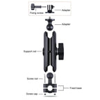 25mm Ballhead Car Seat Mount for Action Cameras with Phone Clamp and Anti-lost Case