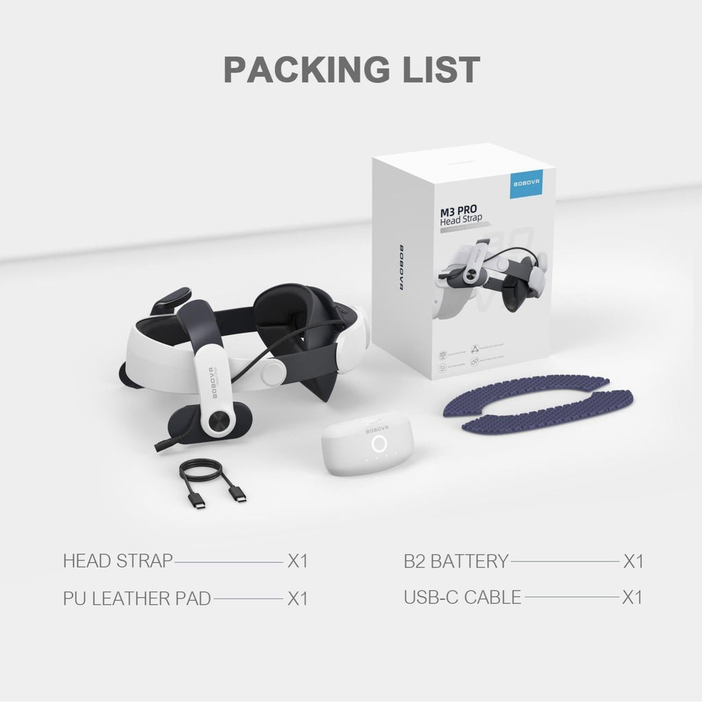 Meta Quest 3 Headband Battery - M3 Pro