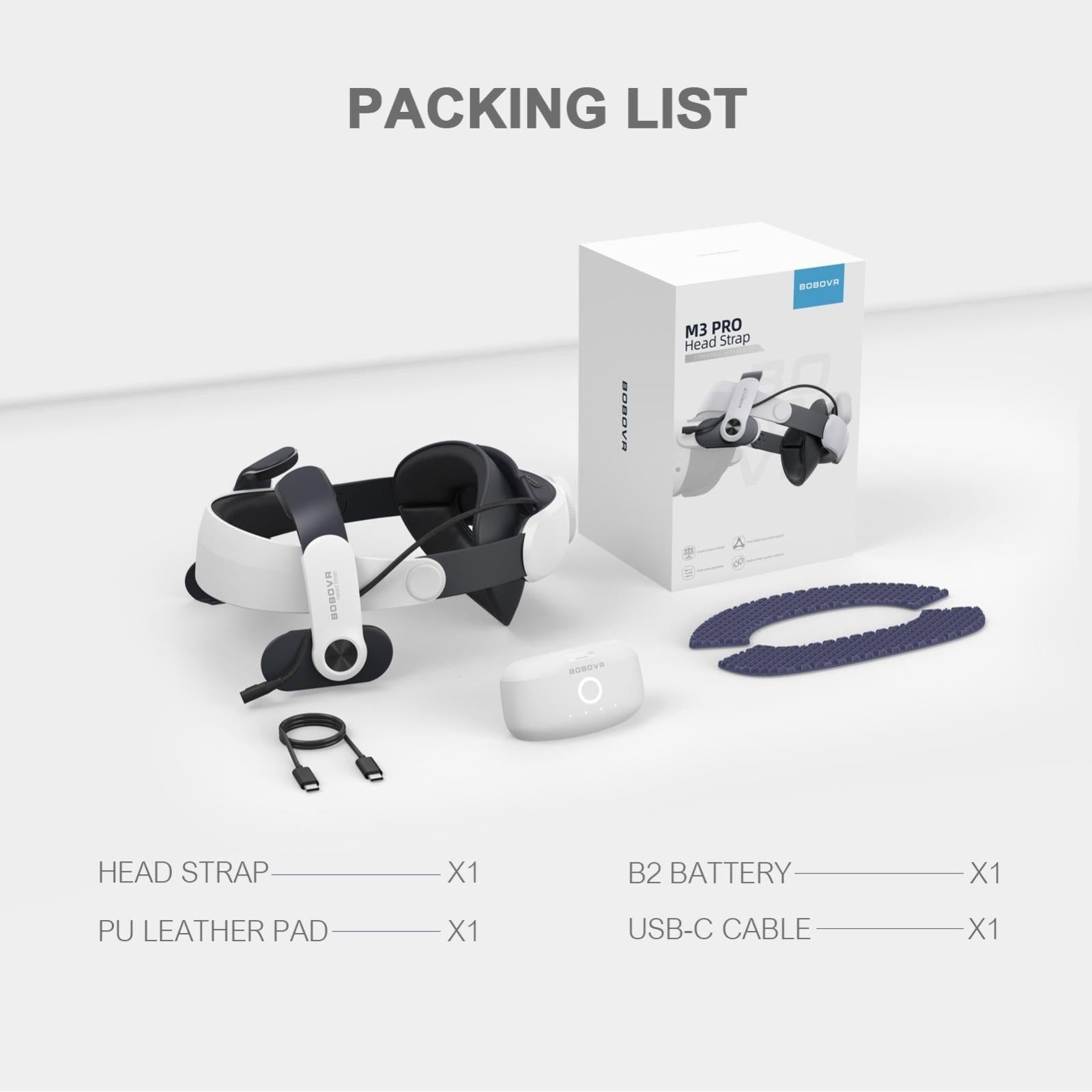 Meta Quest 3 Headband Battery - M3 Pro