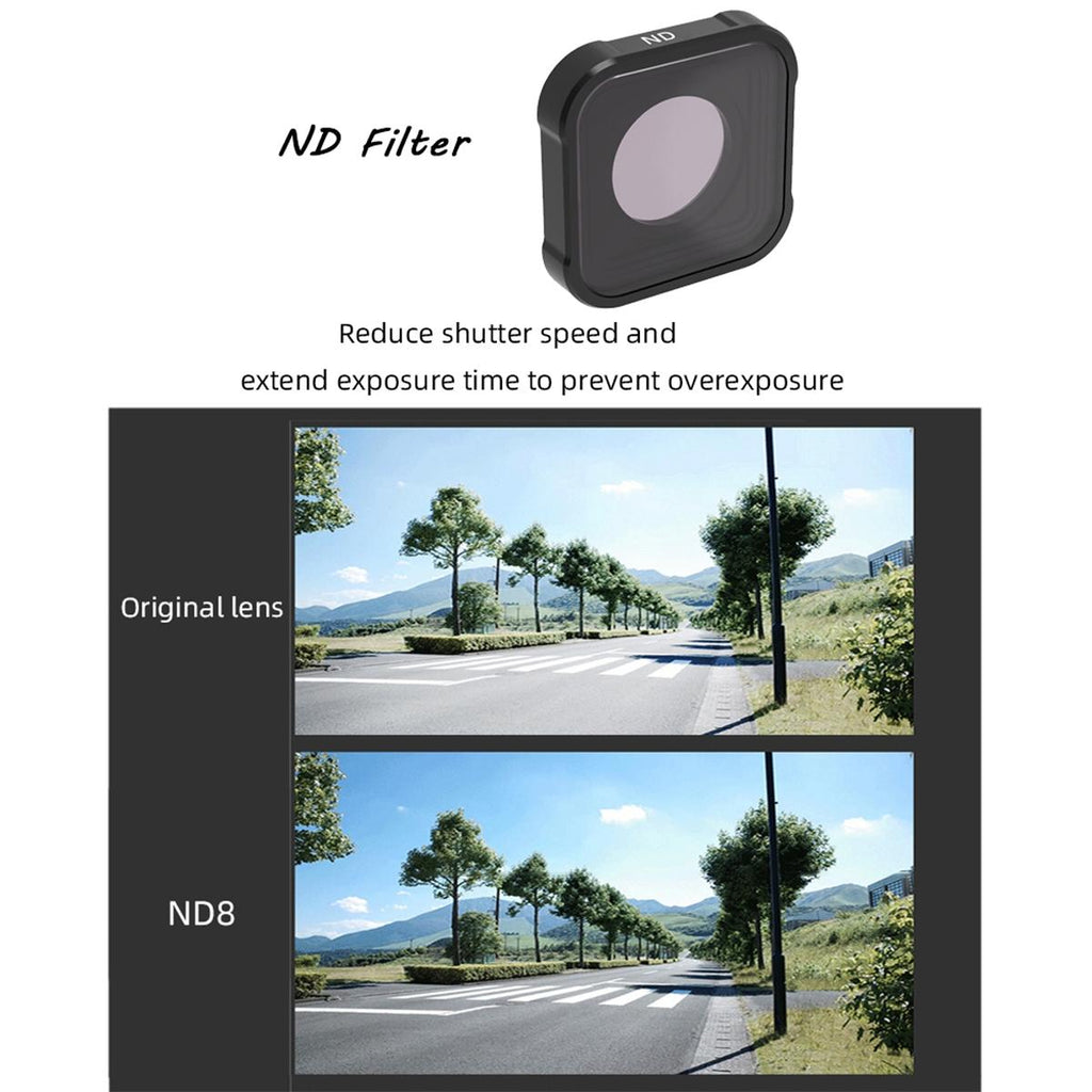 Kb Series Lens Filter Set for Gopro Hero10 / 9 - Mcuv Cpl Nd8-32