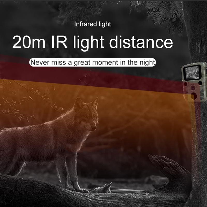 Outdoor Hunting Camera with Night Vision and Infrared Sensing