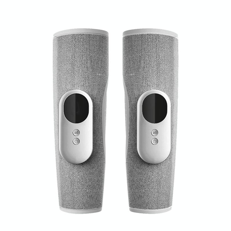 Wireless Leg Massager Gray Double Hot Compress + Air Pressure + Vibration