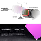 Professional Diving Lens Filter Set for Dji Pocket - Cpl / Nd8 / Nd16