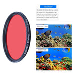 52mm 10-in-1 Professional Lens Filter Kit for Gopro Hero10 / 9 with Adapter Ring and Cap