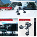 Car Mount for Action Camera with Suction Cup