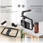 Smartphone Video Rig With Stabilizer Handles For Vlogging And Live Broadcast