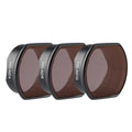 3-piece Drone Lens Filter Set for Dji Fpv - Nd4 Nd8 Nd16
