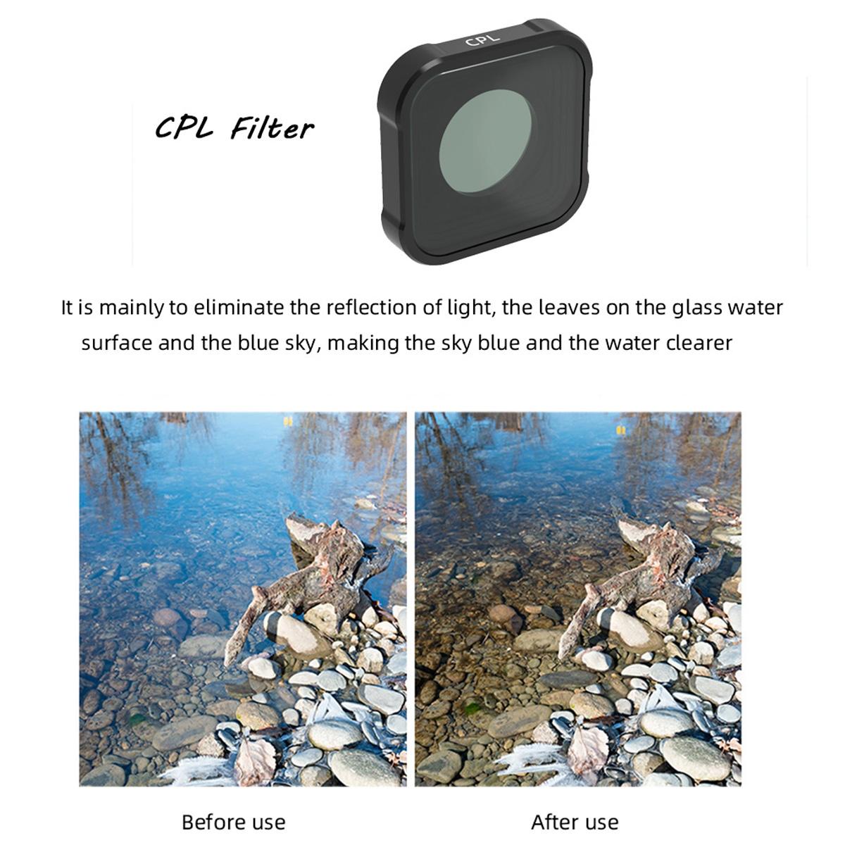 Kb Series Star Cpl Night Lens Filter for Gopro Hero10 / 9 - Nd8 / 16 / 32