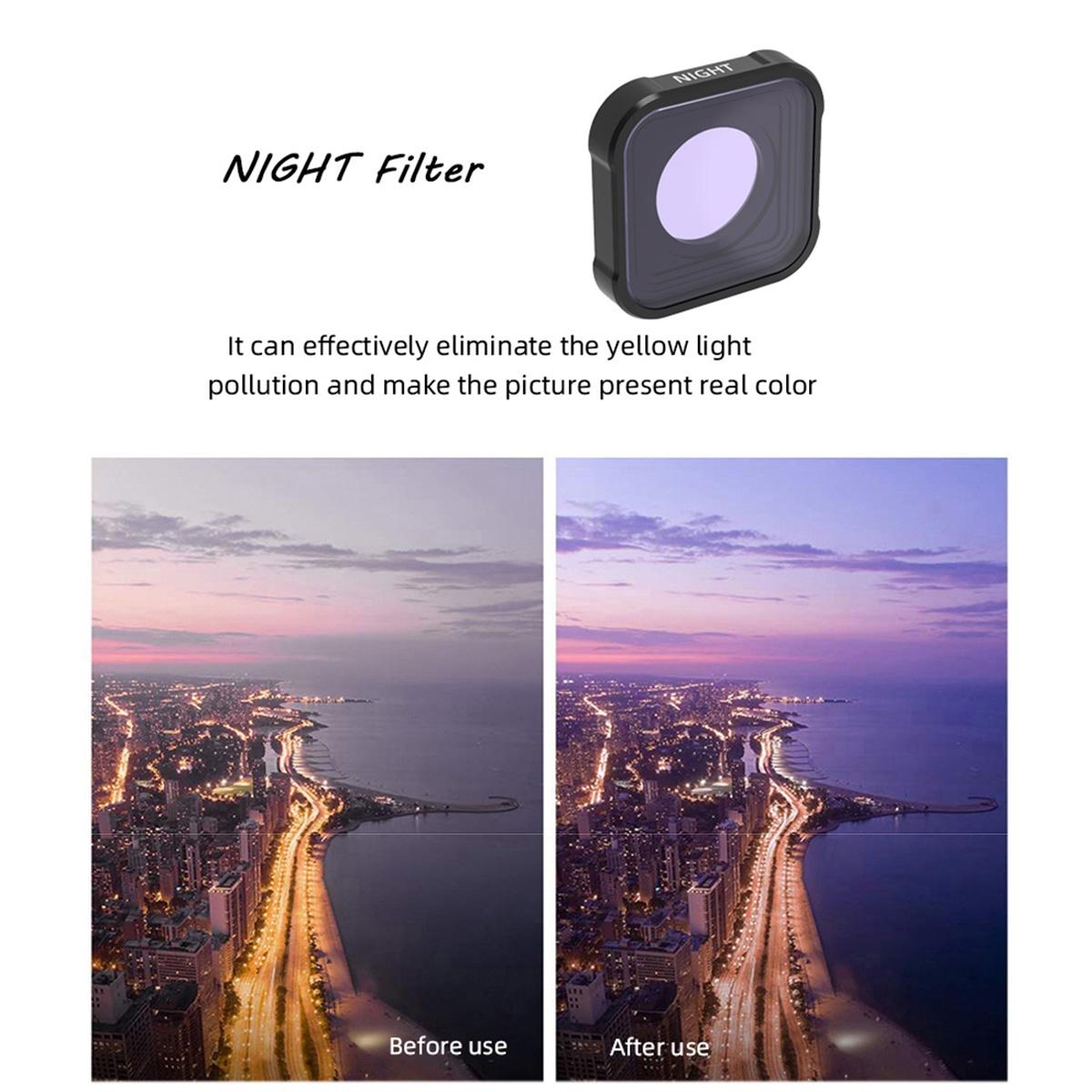 Kb Series Star Cpl Night Lens Filter for Gopro Hero10 / 9 - Nd8 / 16 / 32