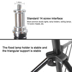 Professional Aluminum Lighting Stand For Studio Flash - 68-200Cm Height Black