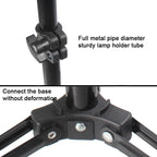 Professional Aluminum Lighting Stand For Studio Flash - 68-200Cm Height Black