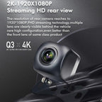4k Dual Record Driving Recorder with Wifi and Night Vision