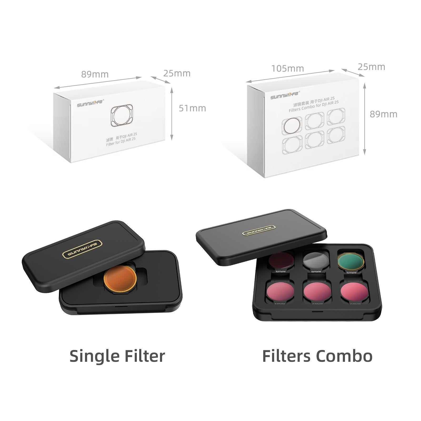 Nd64pl Lens Filter for Dji Air 2s