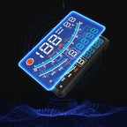 5.5 Inch Obd Hud Head Up Display Speed Alarm Shift Reminder Time Display