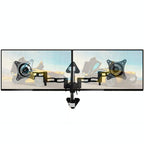 Wall-mounted Dual Screen Computer Bracket for Splicing