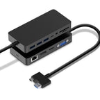11-In-1 Usb 3.0 Hub Adapter With Rj45 For Surface Laptop 1 / 2
