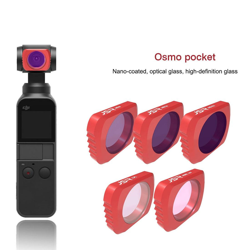 5-in-1 Hd Slim Lens Filter Set for Dji Pocket
