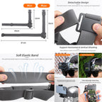 Adjustable 360 Degree Head Strap for Action Cameras - Camouflage