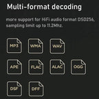 32Gb Hifi Dsd256 Music Player Gray