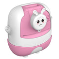 720P Hd Reversible Mini Digital Camera For Children - Cartoon Print - Pink