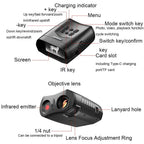 Portable Digital Night Vision Binoculars with 3-inch Hd Lcd Screen