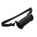 Jbl Flip 6 Speaker Bag with Shoulder Strap - Silicone Case for Travel - Black
