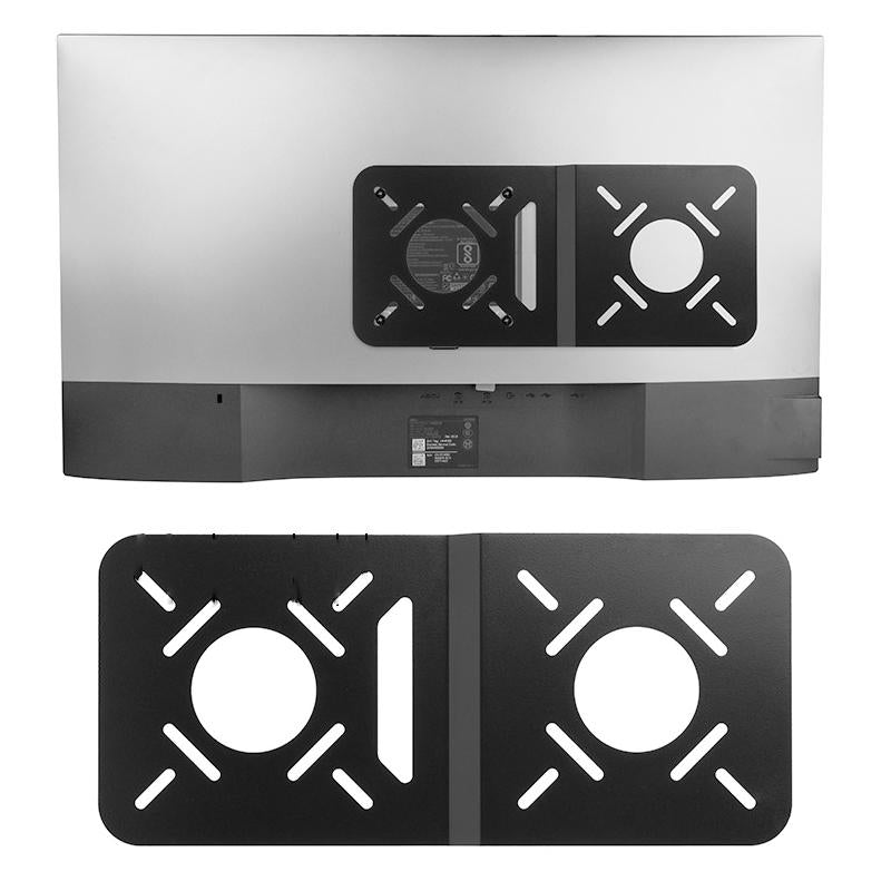 Universal Vesa Mount for Computer Monitor Router and Tablet - Black
