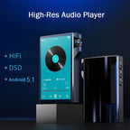 High Res 4.0 InchTouch Mp3 Player 16Gb Memory Black