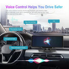 9.3 Hd Wired Smart Player With Wireless Carplay - Split-Screen Display Black