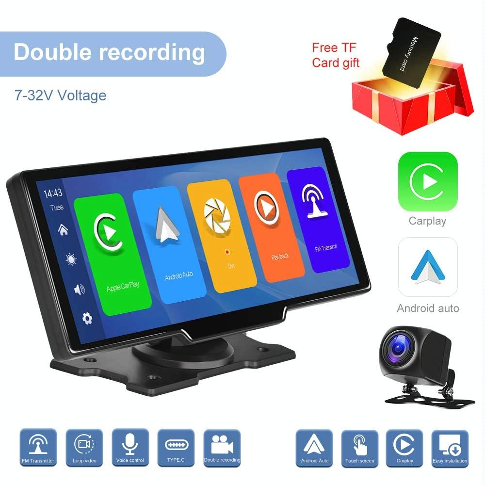 9.3 Hd Wired Smart Player With Wireless Carplay - Split-Screen Display Black