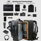 Large Capacity Business Backpack For Men - Black