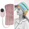 Air Wave Head Massager With Heating & Airbag Compression - Pink