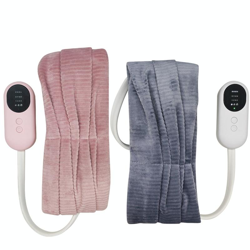Air Wave Head Massager With Heating & Airbag Compression - Pink